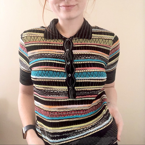 Missoni Tops - VINTAGE Missoni knit top